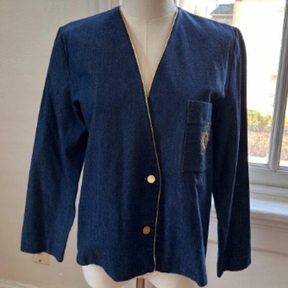 The Queen West Denim Blazer - Picture 1 of 3